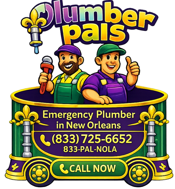 NOLA Plumber Pals LLC emergency plumber in New Orleans Louisiana leak repair drain cleaning water heater repair